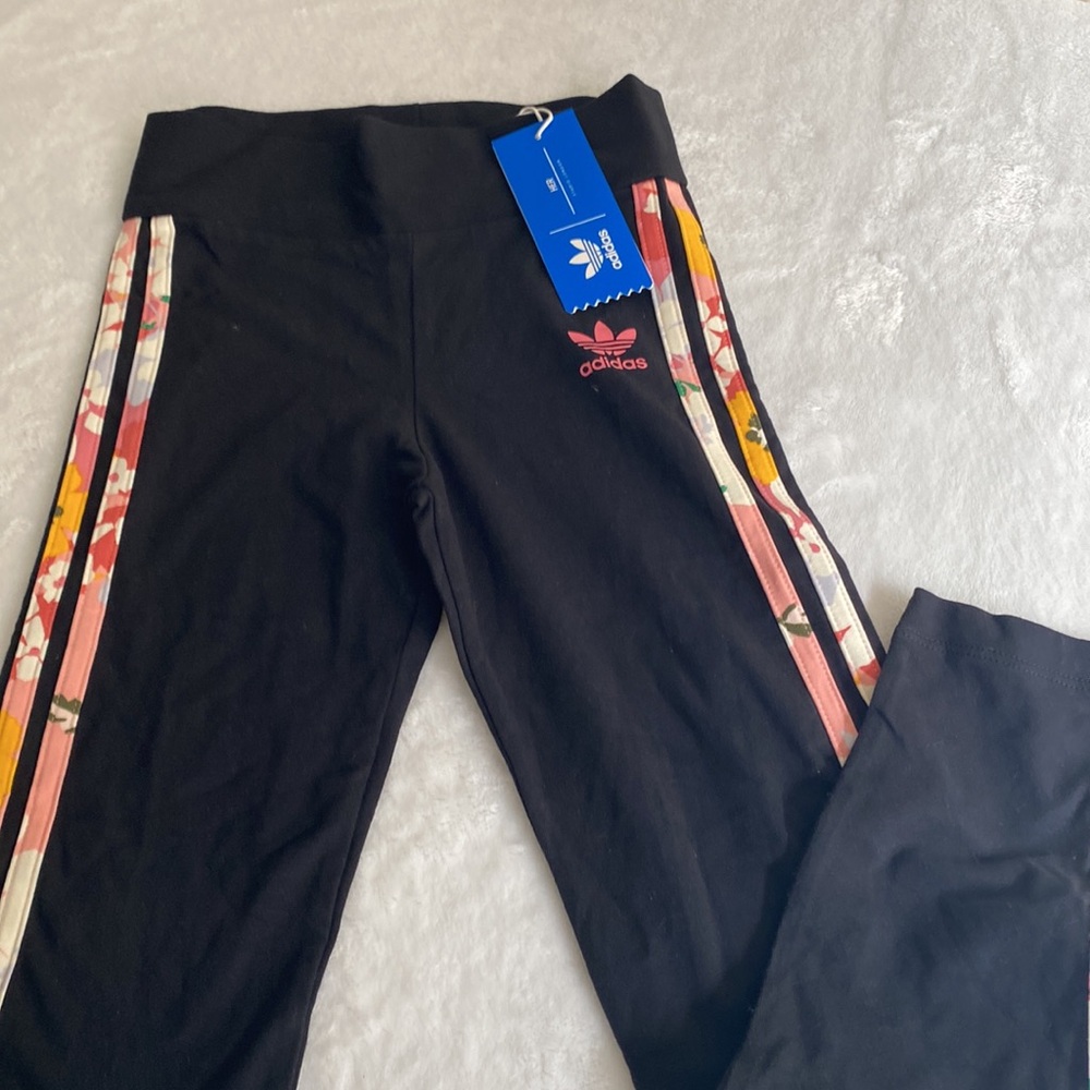 adidas Girl’s Legging HW Size XS - Picture 2 of 7
